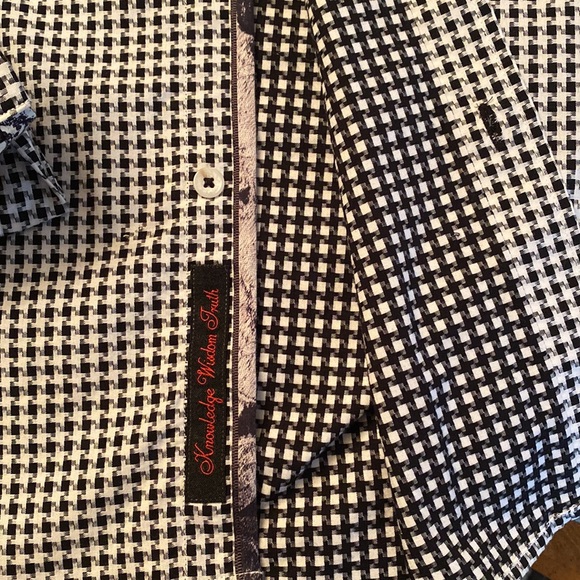 Robert Graham Black and White Button Down - Picture 4 of 4